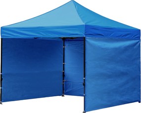 GARDEN LINE Nožnicový stan 3×3 m NAM7458 – modrý záhradný a komerčný pavilón