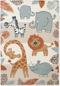 Hanse Home, Detský koberec Adventures 106409 Cream Multicolor, 200x290, viacfarebná, detská izba