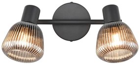 Čierne bodové svietidlo ø 10 cm Tarifa – Trio