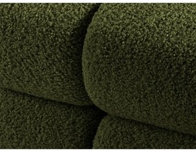 Zelená pohovka z textílie buklé 288 cm Bellis – Micadoni