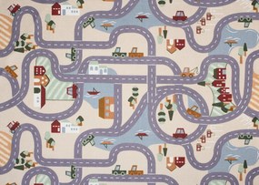 Vopi, Detský kusový koberec Scanroad 39, 50x80, viacfarebná, detská izba