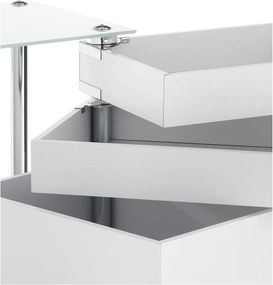 Biely pojazdný vozík s 5 zásuvkami Tomasucci Bobo