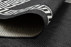 Koberec FLAT SISAL 49373690 Grécky čierno / krémový