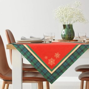 VIANOČNÝ OBRUS CHERRY 85X85 CM VZOROVANÁ