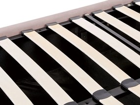 Manželská posteľ 140 cm Lubbka (ružová) (s roštom) (s úl. priestorom). Vlastná spoľahlivá doprava až k Vám domov. 1081064