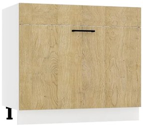 Kuchynská skrinka Denis D80ZL S/1 zasl dub london/biela