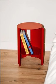 Oceľový okrúhly odkladací stolík ø 32 cm Wa – noo.ma