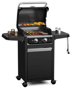 Blumfeldt ElectricPro elektrický gril, Výkonný, Sklopné bočné stolíky, Integrovaný teplomer