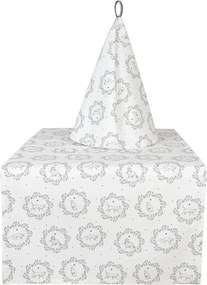 Kuchynská okrúhla utierka s mačičkami Lovely Grey Cats - Ø 80 cm