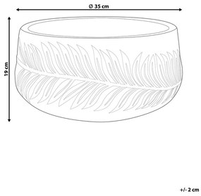 Kvetináč 19 cm Fiero (biela). Vlastná spoľahlivá doprava až k Vám domov. 1075119