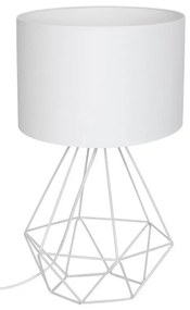 Milagro Stolná lampa BASKET 1xE27/60W/230V biela DE7193