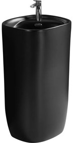 Mexen Irma, voľne stojace umývadlo 50x46x87cm, čierna matná, 26145170