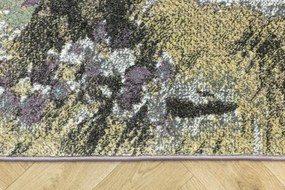 Detský koberec Lima G755A zajačik, žltý / fialový