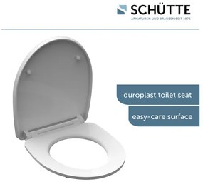 Schütte WC doska so spomaľujúcim mechanizmom (krúžky)  (100253145)
