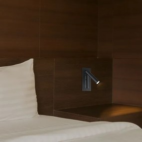 LED nástenné bodové svietidlo LED/2W/230V 3000K čierne