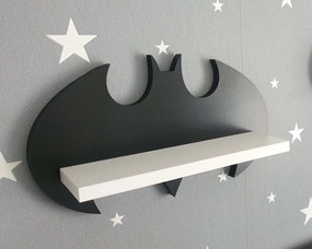 Polička batman - čierna