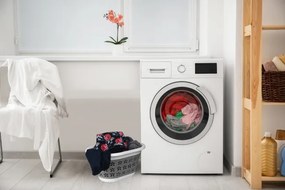 Kôš na bielizeň OVAL COMPACT sivý / biely 25 l