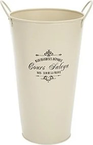 Gardera Kvetináč - tvar váza s ušami, 24 cm (v), Krémový