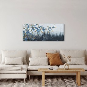 Obraz - Bambus na stene (120x50 cm)