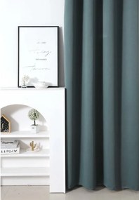 Modrozelený záves OXFORD 140x250 cm Zavesenie: Riasiaca páska