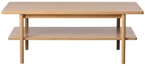 Dizajnový konferenčný stolík Zayleigh 120 cm vzor dub