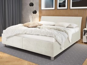 Posteľ Bali 160x200 cm, krémová látka