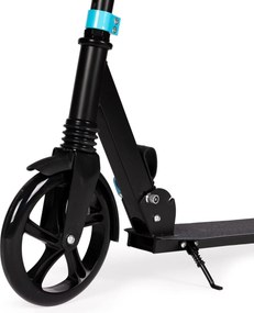 Bauerkraft Skladacia mestská kolobežka pre deti a mládež, nastaviteľná 95–105 cm, 200 mm s odpružením