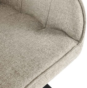 Jedálenská stolička Pettuli látka - krémová