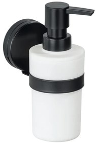 Čierno-biely nástenný dávkovač mydla Wenko Static-Loc® Plus