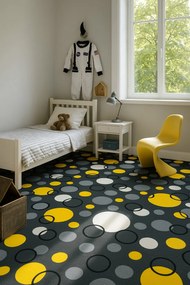 Associated Weavers, Koberec metráž Expo New 95, na mieru, šíře 4m, šedá, filc, obývacia izba