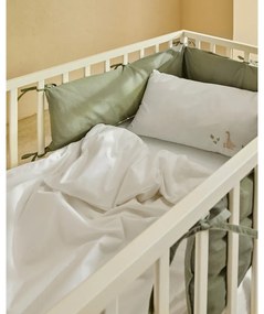 Biele detské obliečky do postieľky z bavlneného perkálu 70x140 cm Milu – Kave Home