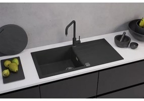 ALVEUS 1140598 - Kuchynský drez CADIT 100x50 cm granit/čierna