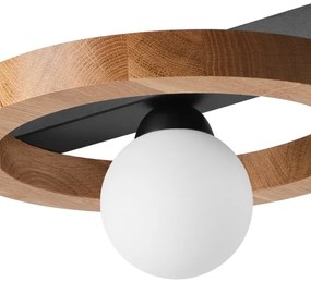 Bodové svietidlo OTIS 1xG9/5W/230V + 2xE27/15W/230V dub