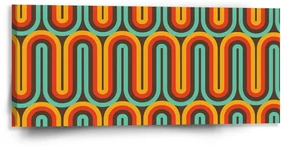 Sablio Obraz Retro vlny - 110x50 cm
