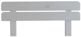 Detská poschodová posteľ z masívu borovice HONZA - 200x90 cm - šedá