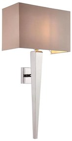 Endon 56706 - Nástenné svietidlo MORETO 1xE14/7W/230V lesklý chróm/šedá