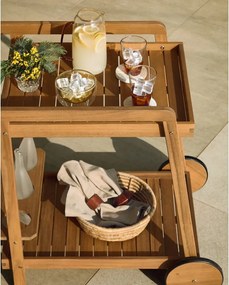 Servírovací stolík z masívu akácie 55x73 cm Felisa – Kave Home