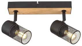 Rabalux 71152 - Bodové svietidlo METTA 2xE14/40W/230V dub