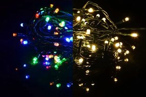 Vianočná reťaz - 9,9 m, 100 LED, 9 blikajúcich funkcií