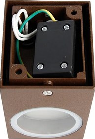 Priemyselná nástenná lampa hrdzavohnedá IP44 - Baleno