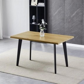 Autronic BONTEC Jedálenský stôl 130x80cm, mdf, sivý dub, HT-F4413 GREY Farba: Šedá