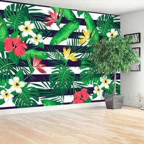 Fototapeta Vliesová Tropické kvety 104x70 cm