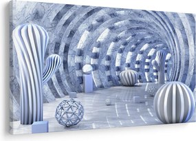 Obraz - 3D abstrakcia (90x60 cm)