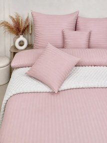 Damaškové obliečky Premium Ružové 140x200/70x90 cm – 100 % bavlna