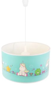 Duolla - Detský luster na lanku UNICORN 1xE27/15W/230V pr. 35 cm