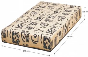 Pružinový matrac Vitro 200x140 cm. Ľahký, kvalitný, pružný a priedušný matrac s bonellovými pružinami. 751827