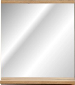 Comad Závesné zrkadlo bez osvetlenia Nova Oak 50x57 cm