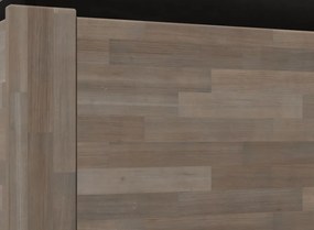 Posteľ s úložným priestorom Tema Box 180x200 cm, šedý buk