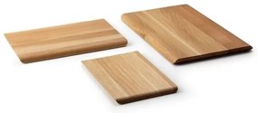 Continenta C4120 - Kuchynská doska na krájanie 24x16 cm dub