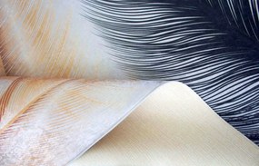 BE Koberec Porte 2395 GREY GOLD – žltý obdĺžnikový Rozmer: 160x220 cm